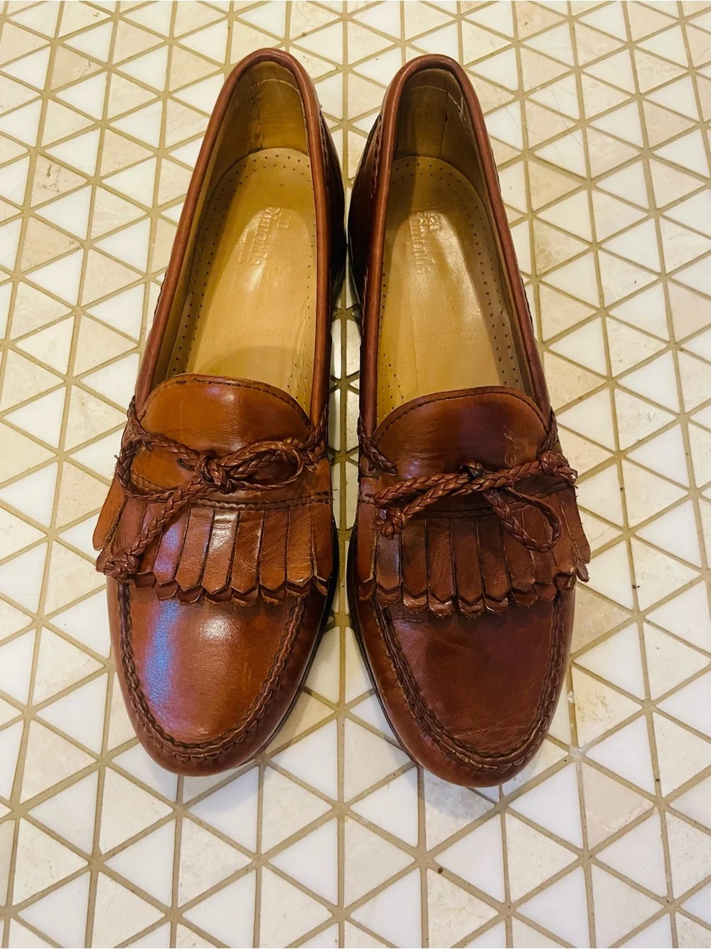 Allen Edmonds Woodstock Tassel Loafers Men’s 9.5 Slip-on Shoes Brown